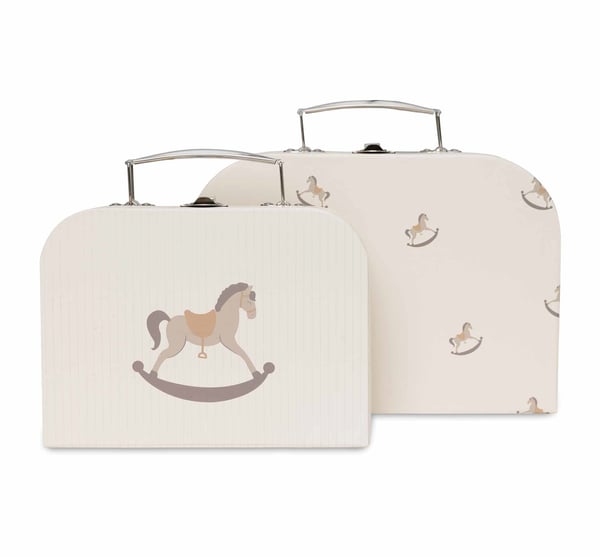 Jollein 059-595-67103 opbevaring af legetøj Toy storage suitcase Fritstående Flerfarvet, Hvid
