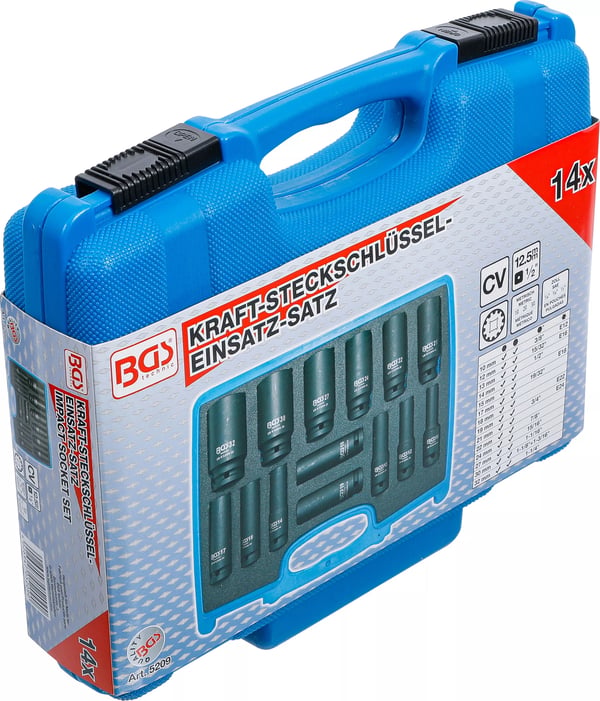 Miniatyrbillede 4 af 7: BGS technic Impact Socket Set Gear Lock stikkontakt