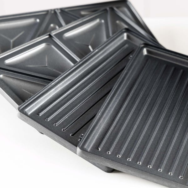 Miniatyrbillede 3 af 7: Taurus MIAMI LEGEND sandwichtoaster 900 W Sort