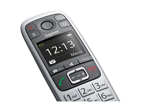 Miniatyrbild 4 av 10: Gigaset E560HX Analog telefon/DECT-telefon Namn och uppringnings-ID Grå, Silver