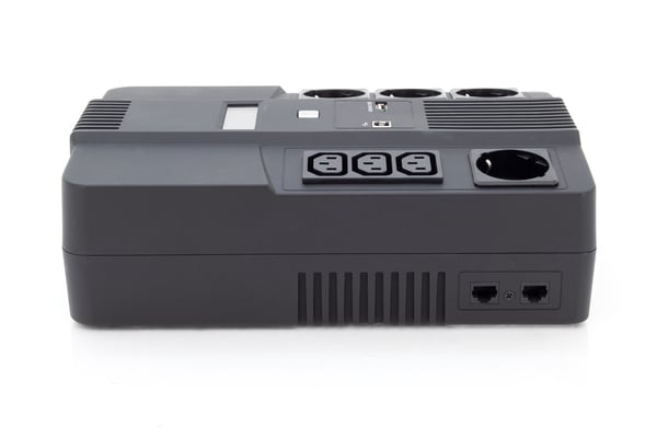 Miniatyrbillede 2 af 5: Digitus DN-170110 UPS-enhed Interaktivt indgangsstik 0,6 kVA 360 W 7 AC stikkontakt(er)