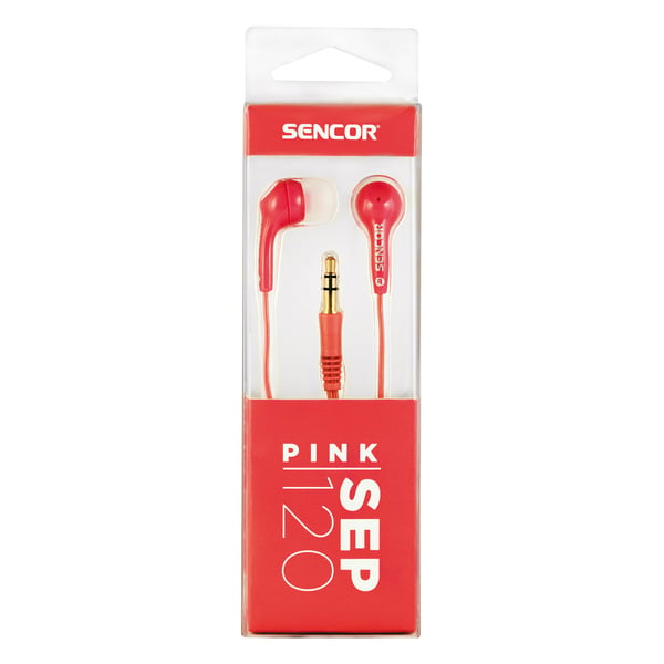 Pikkukuva 4 / 4: Sencor SEP 120 Kuulokkeet Langallinen In-ear Vaaleanpunainen