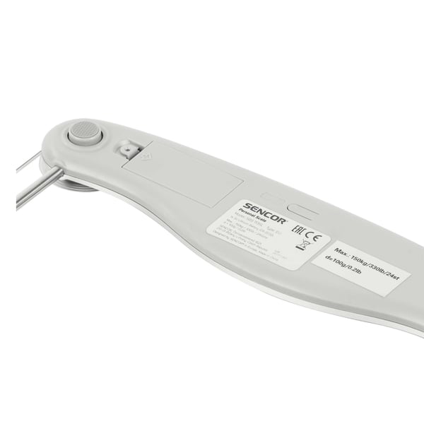 Miniatyrbillede 3 af 8: Sencor SBS 113SL badevægt Rektandel Transparent Elektronisk personlig vægt