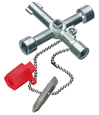 Knipex 00 11 03 nøgle til hjælpe- & kontrolskab