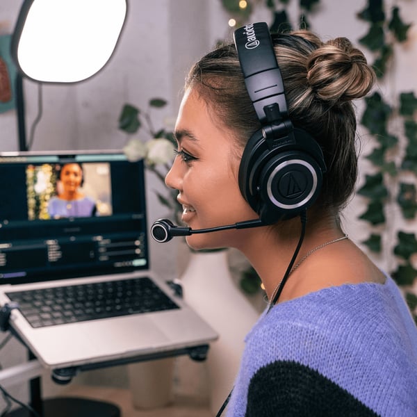 Pikkukuva 6 / 13: Audio-Technica ATH-M50XSTS kuulokkeet ja kuulokemikrofoni Langallinen Pääpanta Pelaaminen Musta