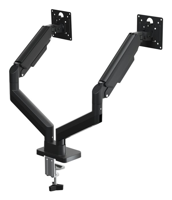 Gembird MA-DA2-06 skærmbeslag og -stativer 81,3 cm (32") Skrivebord Sort