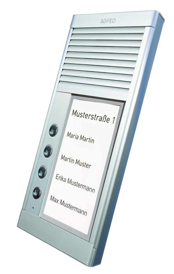 Miniatyrbild 1 av 5: AGFEO DoorSpeak 4 Silver