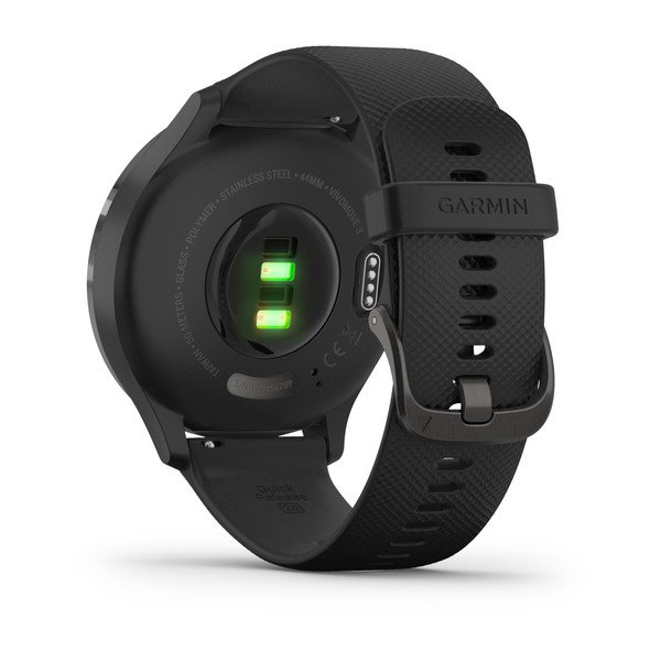 Garmin vívomove 3 OLED 44 mm Digital 64 x 132 pixel Berøringsskærm Sort GPS (satellit)