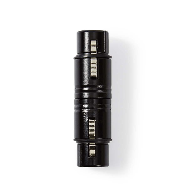 Miniatyrbillede 1 af 4: Nedis COTP15920BK kabel kønsskifter XLR (3-pin) XLR 3-Pin Female Sort