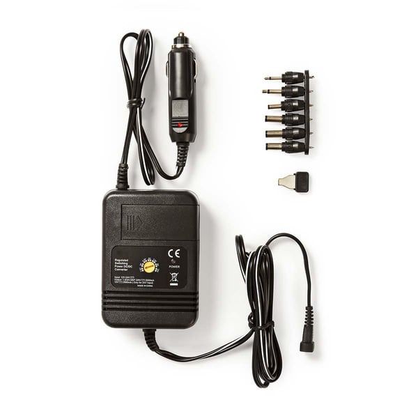 Miniatyrbillede 2 af 4: Nedis DCPA004 strømadapter og vekselret Automatisk 24 W Sort