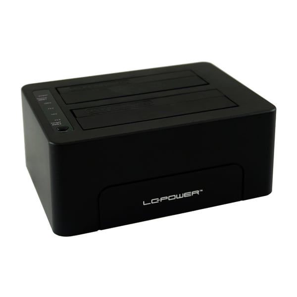 Pikkukuva 6 / 10: LC-Power LC-DOCK-C tallennusaseman telakointiasema USB 3.2 Gen 2 (3.1 Gen 2) Type-C Musta