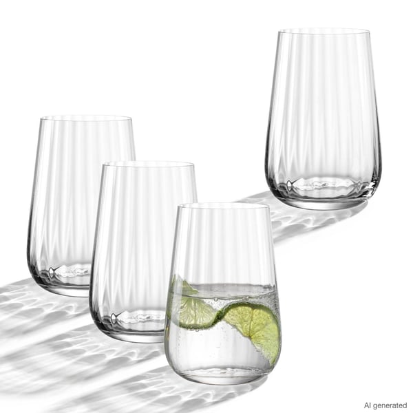 LEONARDO PAOLO Transparent 4 styck 350 ml