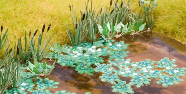 Miniatyrbillede 1 af 5: NOCH Lotus Flower skalamodell dele og tilbehør Græs