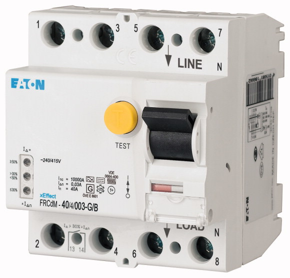 Eaton FRCDM-40/4/003-G/B virrankatkaisin Vikavirtasuoja