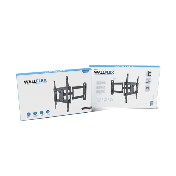 Miniatyrbillede 6 af 7: NOX NXLITEWALLFLEX tv-beslag 139,7 cm (55") Sort