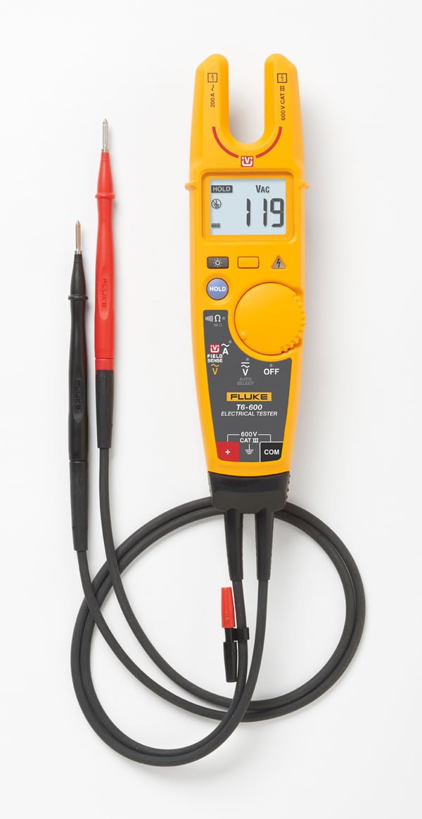 Pikkukuva 1 / 5: Fluke T6-600 Musta, Harmaa, Punainen, Keltainen LCD