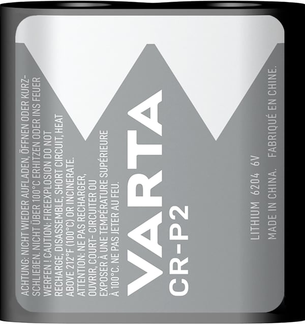 Varta-paristo Photo CR-P2 Uusi (06204 301 401) Varta-paristo Photo CR-P2 Uusi (06204 301 401)