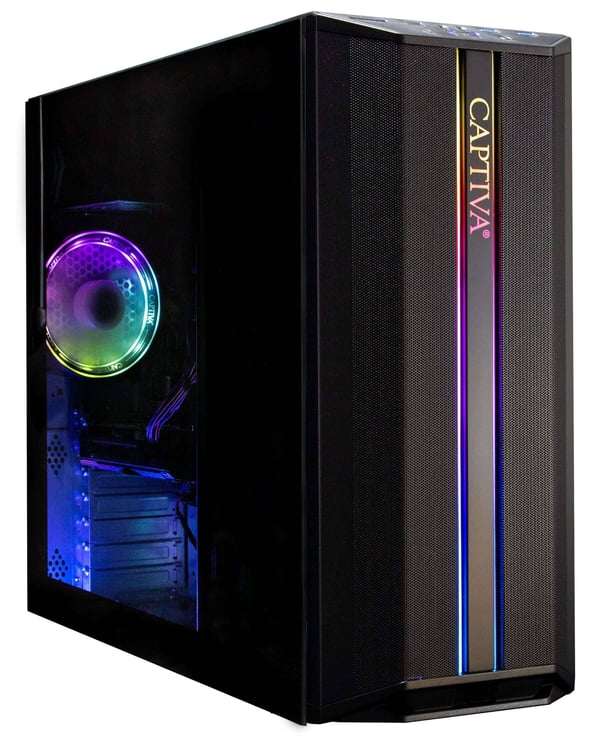 Miniatyrbillede 8 af 10: CAPTIVA Power Starter R84-354 AMD Ryzen™ 7 5700G 32 GB DDR4-SDRAM 1 TB SSD Windows 11 Home Desktop PC Sort