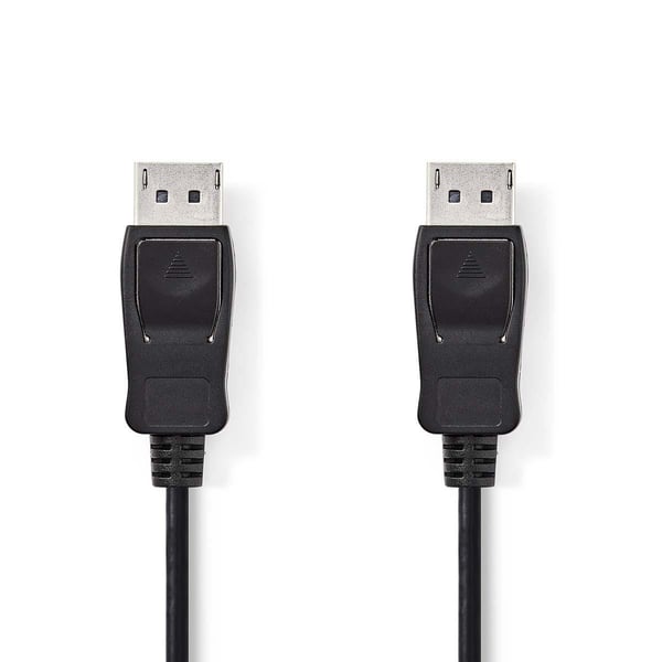 Miniatyrbillede 1 af 3: Nedis CCGB37010BK20 DisplayPort kabel 2 m Sort