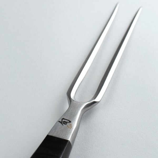 Miniatyrbillede 2 af 3: kai DM0709 gaffel Carving gaffel Stål, Træ 1 stk