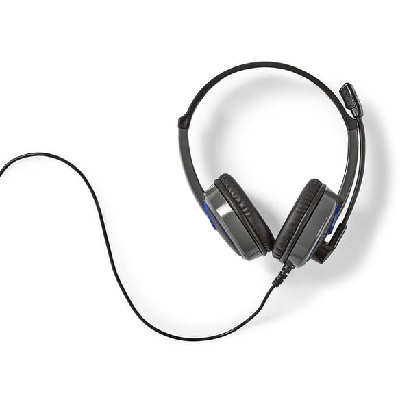 Miniatyrbillede 6 af 6: Nedis GHST200BK hovedtelefoner/headset Ledningsført Spil Sort