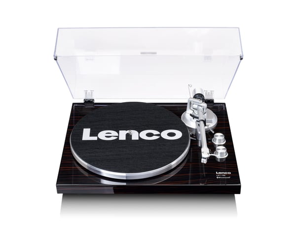 Lenco LBT-188 Bæltedrevet pladespiller Sort, Hvid Automatisk