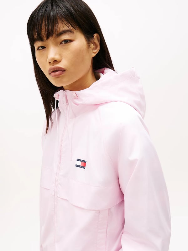 Tommy Hilfiger Relaxed Water Repellent Ripstop Hooded Windbreaker