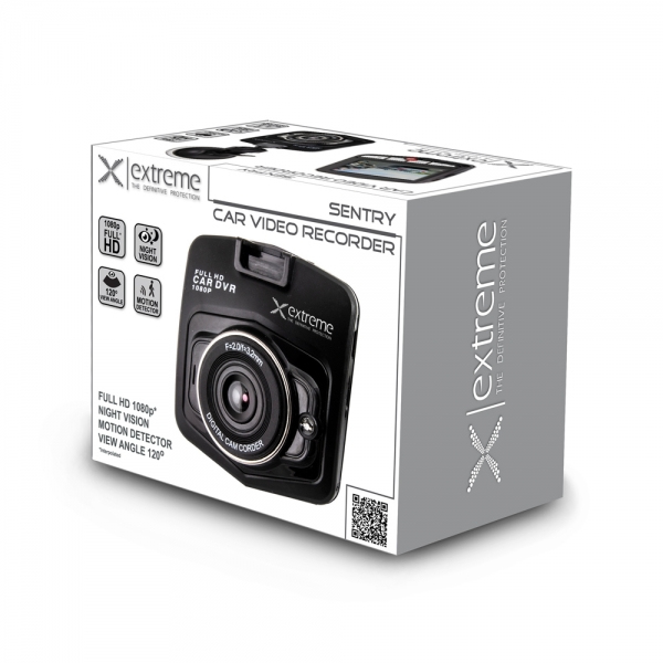 Miniatyrbild 4 av 4: Esperanza XDR102 bilkamera Full HD Batteri, USB Svart