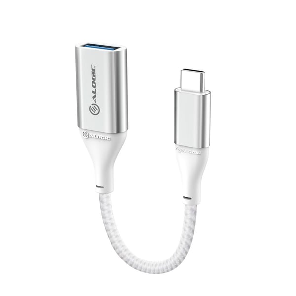 ALOGIC ULCAA-SLV USB-kabel USB 3.2 Gen 1 (3.1 Gen 1) 0,15 m USB C USB A 5 Gbit/sek. Sølv