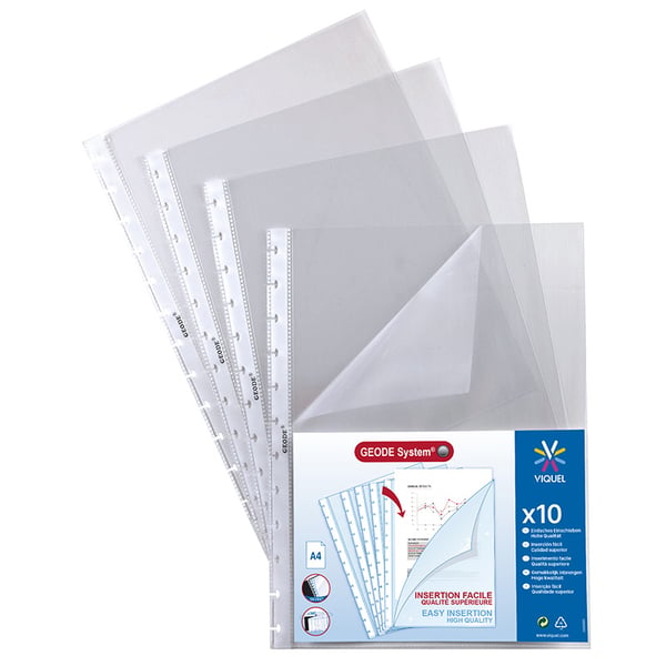 Viquel 011416 muovitasku A4 Polypropeeni (PP) 10 kpl Viquel 011416 muovitasku A4 Polypropeeni (PP) 10 kpl