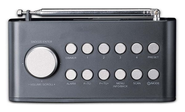 Lenco CR-625BK Bærbar Analog & digital Sort