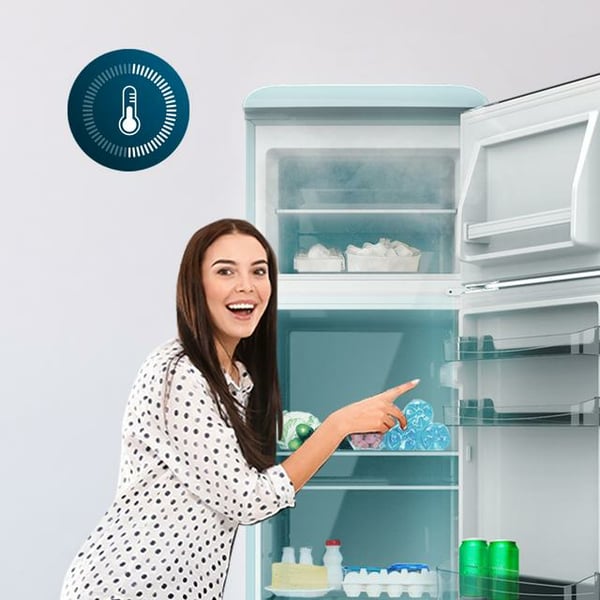 Cecotec 02754 køle-/fryseskab Fritstående 215 L Blå