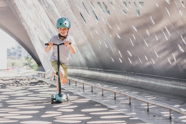 Scoot & Ride Highwaykick 5 Universal Trehjulig sparkcykel Grön