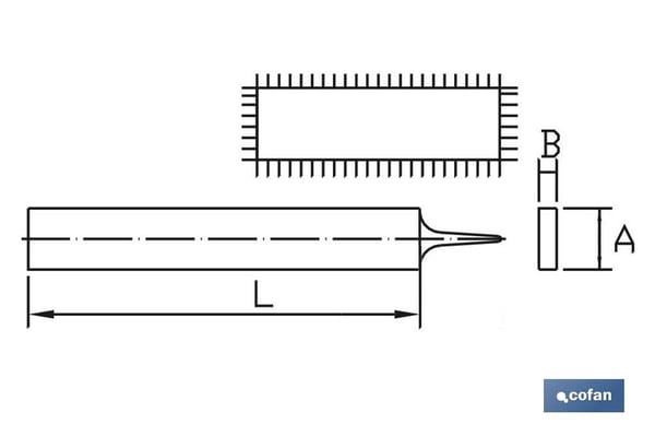 Miniatyrbillede 2 af 2: Cofan 09515187 fil & rasp