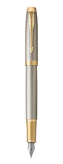 Parker IM reservoarpennor Påfyllning med bläckpatronssystem Guld, Silver 1 styck