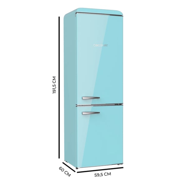 Miniatyrbillede 8 af 9: Cecotec 02759 køle-/fryseskab Fritstående 300 L Blå