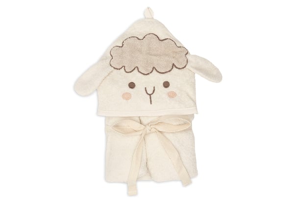 Miniatyrbillede 4 af 8: Jollein 534-514-68237 babyhåndklæde Beige Bomuld 1 stk