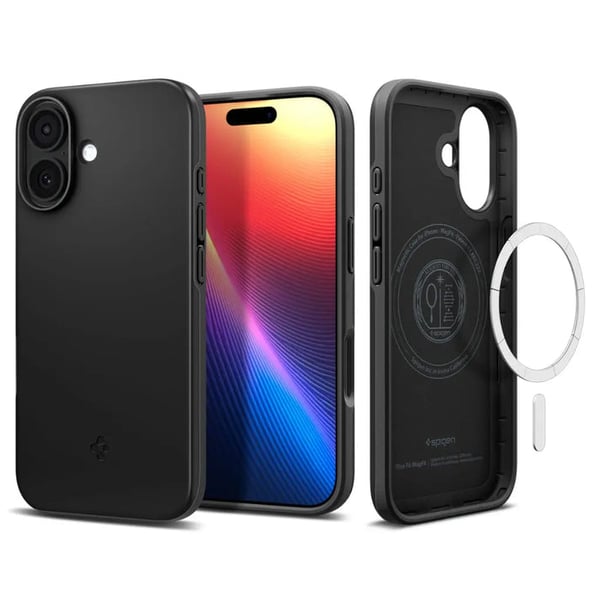 Spigen iPhone 17 Case Thin Fit Magfit mobiltelefon etui 16 cm (6.3") Cover Transparent, Hvid