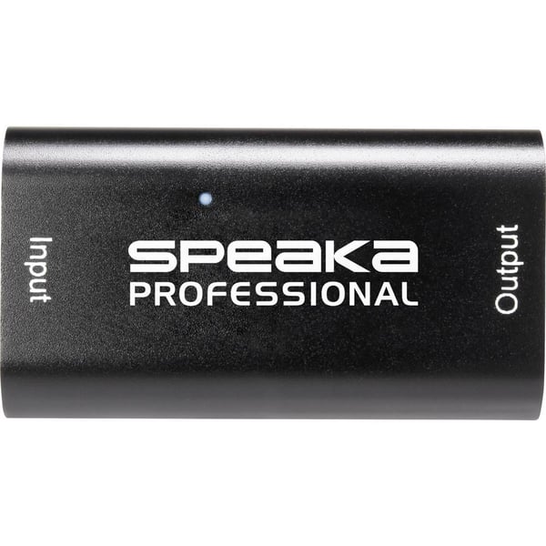 SpeaKa Professional SP-6706948 AV-förlängare Repeater för AV-utrustning Svart