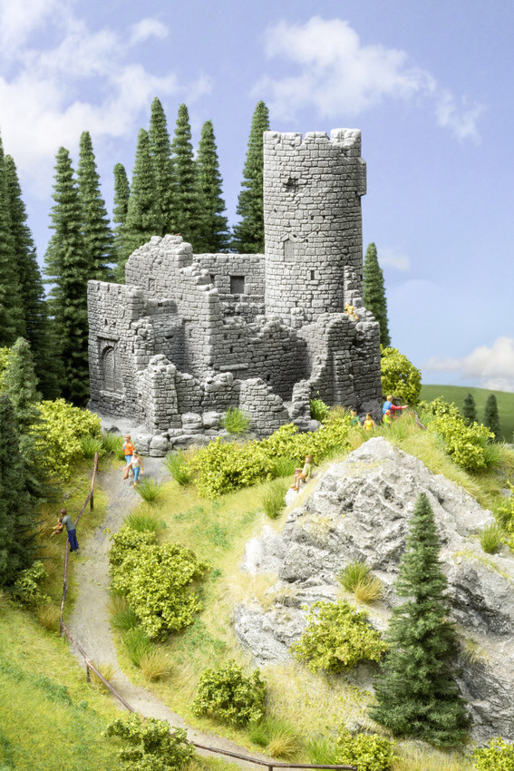 Miniatyrbild 4 av 5: NOCH 58605 delar och tillbehör till skalmodell Byggnad
