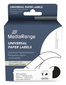 MediaRange MRDY11354 tulostintarra Valkoinen