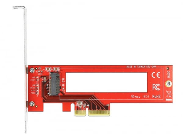 Miniatyrbild 2 av 3: DeLOCK 90401 nätverkskort/adapters Intern M.3