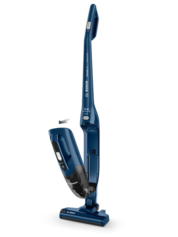Bosch Serie 2 BBHF216 varsi-imuri & sähköharja 2-in-1-varsi-imuri Akku Kuiva Pussiton Sininen