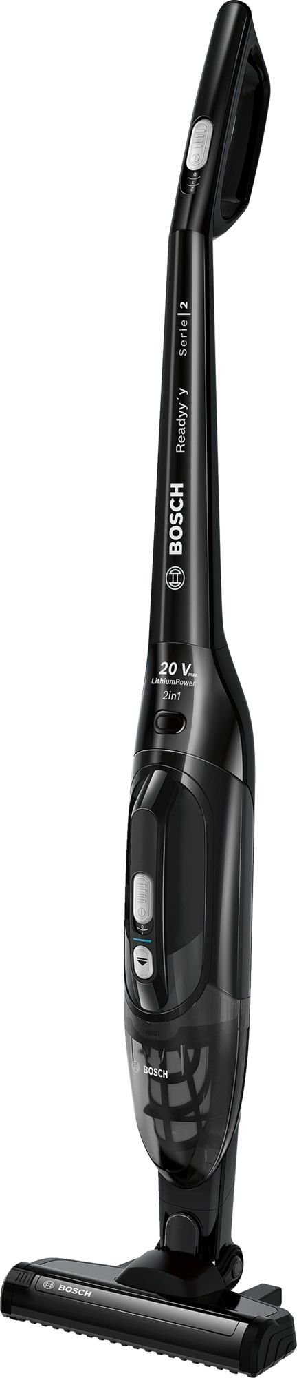 Pikkukuva 1 / 12: Bosch Serie 2 BBHF220 varsi-imuri & sähköharja 2-in-1-varsi-imuri Akku Kuiva Pussiton Musta