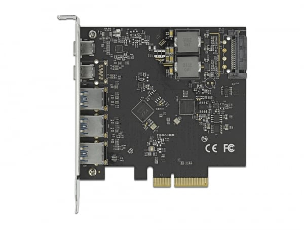 Miniatyrbild 3 av 3: DeLOCK 89064 nätverkskort/adapters Intern USB 3.2 Gen 2 (3.1 Gen 2)