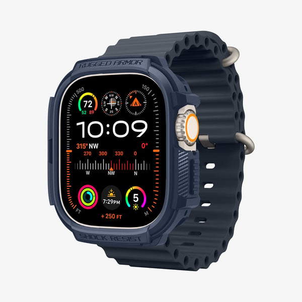 Miniatyrbillede 10 af 12: Spigen Rugged Armor Boks Marineblå Termoplastisk polyurethan (TPU)