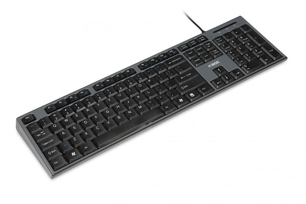 Miniatyrbild 1 av 10: iBox IKMS606 tangentbord Mus inkluderad Hem USB QWERTY Engelska (Storbritannien) Svart