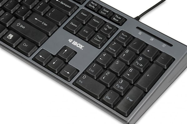 Pikkukuva 9 / 10: iBox IKMS606 näppäimistö Sisältää hiiren Koti USB QWERTY Englanti (UK) Musta