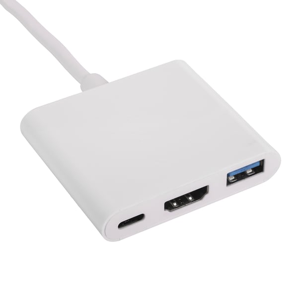 Pikkukuva 2 / 3: Akyga AK-AD-57 white color - Hub - Hub USB 2.0 Type-C 500 Mbit/s
