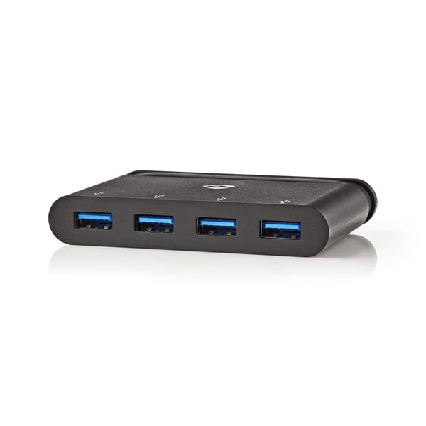 Nedis TCARF200BK gränssnittshubbar USB 3.2 Gen 1 (3.1 Gen 1) Type-C Svart